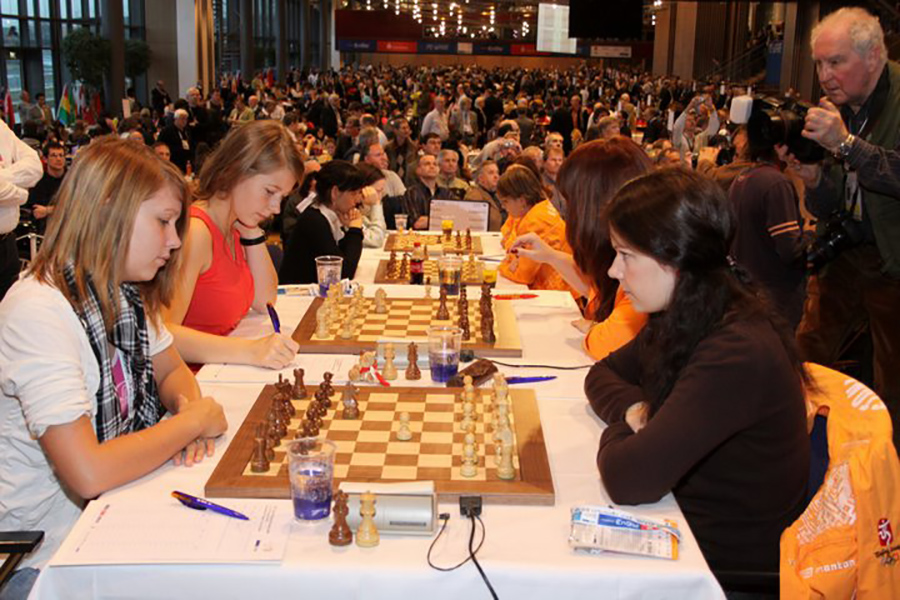 Participating at Dresden Chess Olympiad 2008